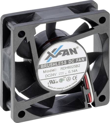 X-Fan RDH6025B2 Axiallüfter 24 V/DC 33 m³/h (L x B x H) 60 x 60 x 25mm