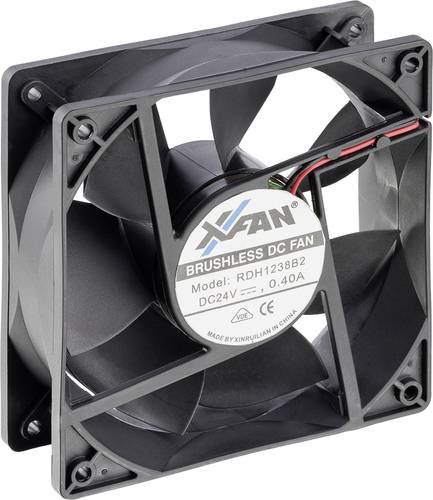 X-Fan RDH1238S Axiallüfter 24 V/DC 217.8 m³/h (L x B x H) 120 x 120 x 38mm