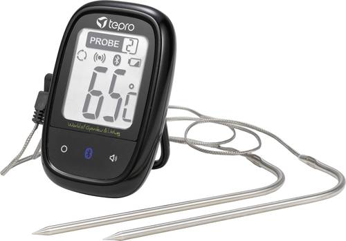 Tepro Garten Grillthermometer Schwarz