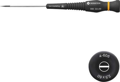 Bernstein Tools for Electronics Elektronik- u. Feinmechanik Schlitz-Schraubendreher Klingenbreite: 2
