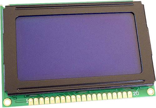 Display Elektronik LCD-Display Weiß Blau 128 x 64 Pixel (B x H x T) 75 x 52.7 x 7mm DEM128064BSBH-P