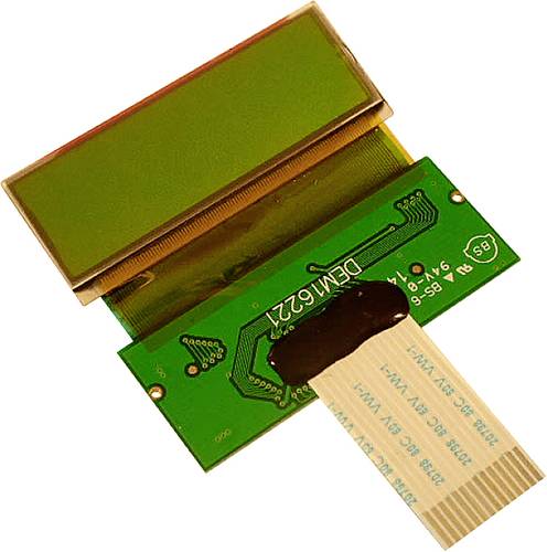 Display Elektronik LCD-Display 16 x 2 Pixel (B x H x T) 47 x 18.5 x 2mm DEM16221SYH (SOLDER)