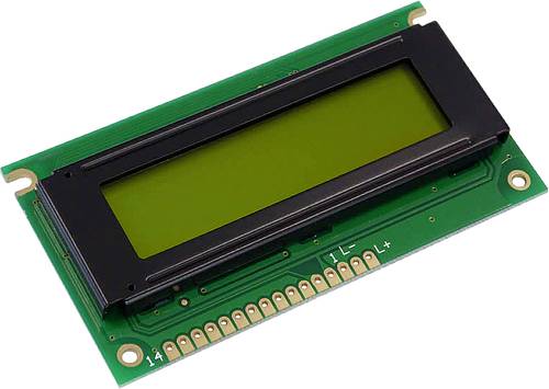 Display Elektronik LCD-Display Gelb-Grün 16 x 2 Pixel (B x H x T) 84 x 44 x 7.6mm DEM16217SYH-PY