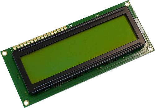 Display Elektronik LCD-Display Gelb-Grün 16 x 2 Pixel (B x H x T) 100 x 42 x 10.1mm DEM16214SYH-LY