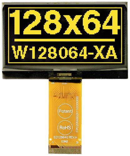 DISPLAY VISIONS OLED-Display (B x H x T) 60.5 x 37 x 2.15mm