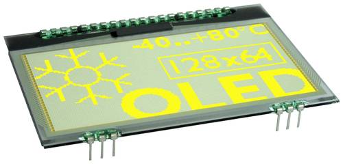 DISPLAY VISIONS OLED-Display (B x H x T) 68 x 51 x 1.8mm