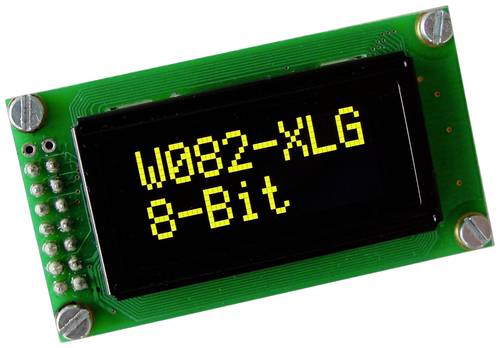 DISPLAY VISIONS OLED-Display Gelb-Grün 5.55mm 3.3 V