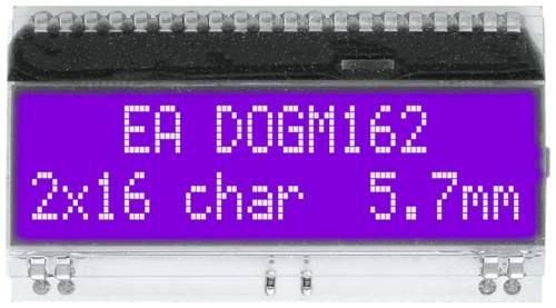 DISPLAY VISIONS 7-Segment-Anzeige Blau 5.57mm 3.3 V