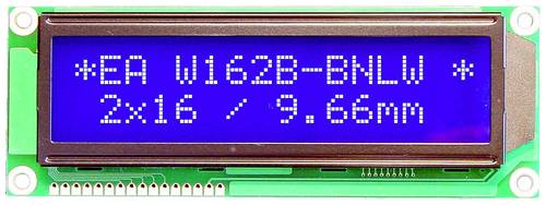 DISPLAY VISIONS 7-Segment-Anzeige Blau-Weiß 9.66mm 3.3 V