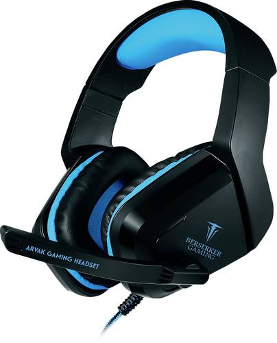 Berserker Gaming AVRAK Gaming Over Ear Headset kabelgebunden Stereo Schwarz