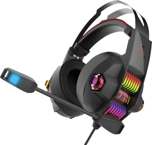 Berserker Gaming EIKTHYRNIR Gaming Over Ear Headset kabelgebunden Stereo Schwarz Lautstärkeregelung