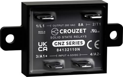 Crouzet Halbleiterrelais 84132110N 8A Schaltspannung (max.): 280 V/AC Zufällig schaltend 1St.