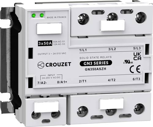 Crouzet Halbleiterrelais GN350ASZH 50A Schaltspannung (max.): 510 V/AC Spezieller Nulldurchgang 1St.