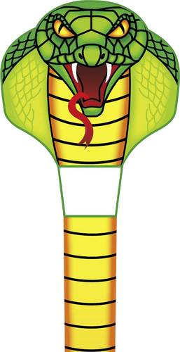 Ecoline Drachen Emerald Cobra Kite Spannweite (Details) 670mm Windstärken-Eignung 2 - 5 bft