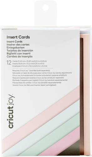 Cricut Joy Insert Cards Kartenset Mehrfarbig