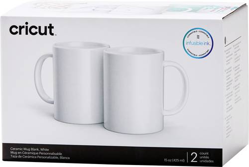 Cricut Ceramic Mug Blank Tasse Weiß