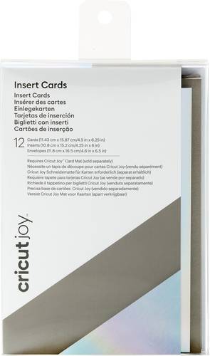 Cricut Joy Insert Cards Kartenset Grau