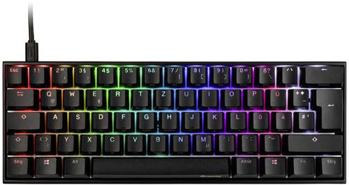 Ducky Mecha Mini MX-Silent-Red USB Gaming-Tastatur Deutsch