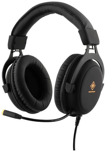 DELTACO GAMING GAM-030 Gaming Over Ear Headset kabelgebunden Stereo Schwarz Lautstärkeregelung