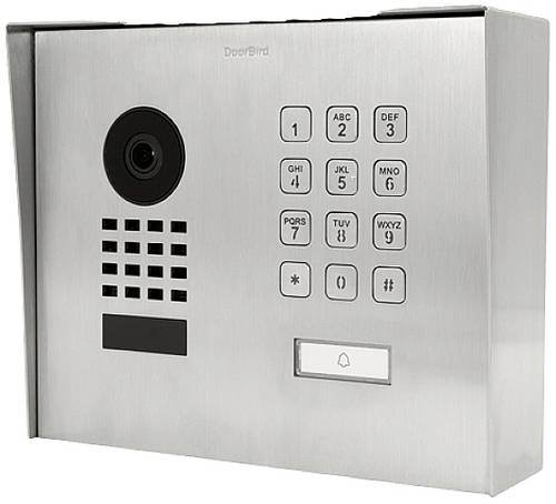 DoorBird D1101KH Modern IP-Video-Türsprechanlage LAN Außeneinheit Edelstahl V4A (gebürstet)