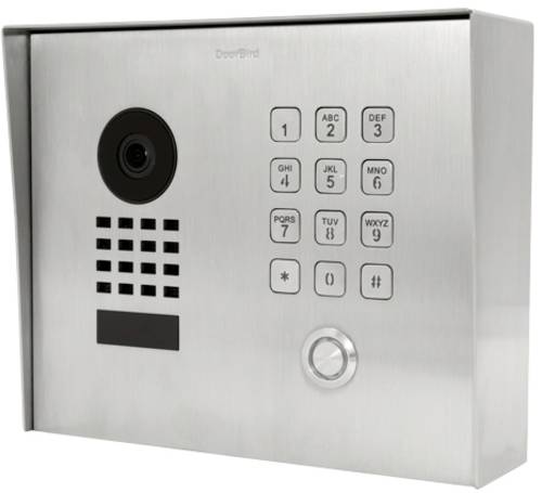 DoorBird D1101KH Classic IP-Video-Türsprechanlage LAN Außeneinheit Edelstahl V4A (gebürstet)