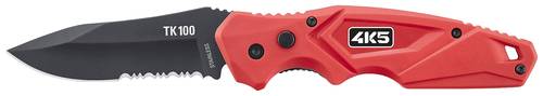 4K5 Tools TK 100 DropPoint Knife 600.100A Klappmesser mit Holster Rot