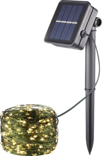 Solar-Lichterkette WS-SL05 200L LED 0.6W Warmweiß Grün