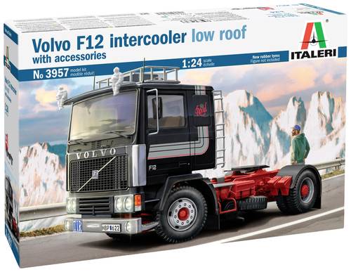 Italeri 3957 Volvo F-12 Intercooler Low Roof Truckmodell Bausatz 1:24