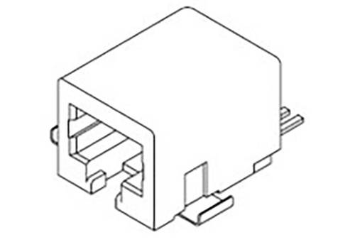 Molex MOL DataCom & Specialty Cat 3 Mod Jack/Plug 441440005 Buchse Schwarz 150St.