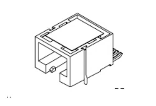 Molex MOL DataCom & Specialty Cat 3 Mod Jack/Plug 855025005 Buchse Schwarz 205St.