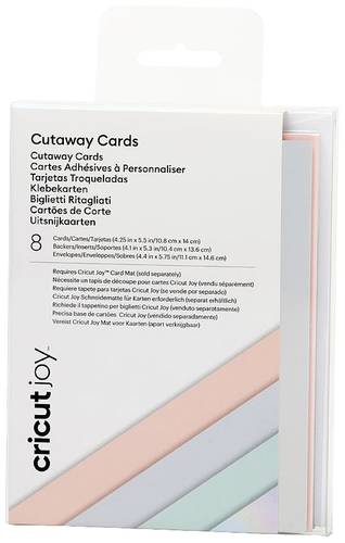 Cricut Joy™ Cutaway Cards Kartenset Pastell