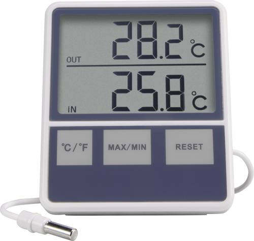 Kabelgebundenes Thermometer Weiß