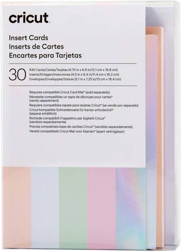 Cricut Insert Cards Princess R40 Kartenset Tulpenblau