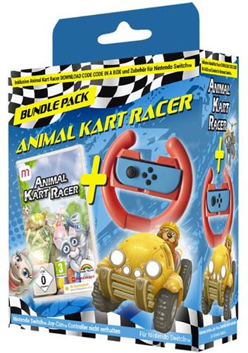 Animal Kart Racing Wheel Bundle Nintendo Switch USK: 0