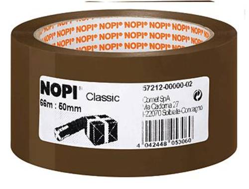 Nopi UNIVERSAL 57212-00000-04 Packband Braun (L x B) 66m x 50mm 1St.