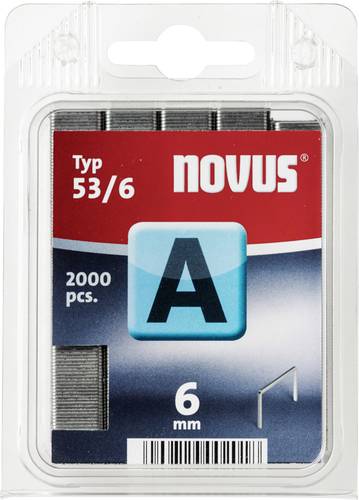 Novus Office 106441900 Feindrahtklammern Typ 53 2000 St. Abmessungen (L x B) 6mm x 11.3mm