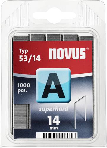 Novus Office 106442400 Feindrahtklammern Typ 53 1000 St. Abmessungen (L x B) 14mm x 11.3mm