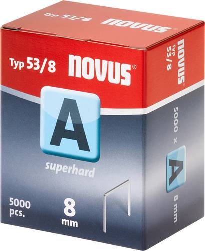 Novus Office 106442600 Feindrahtklammern Typ 53 5000 St. Abmessungen (L x B) 8mm x 11.3mm