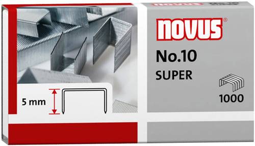 Novus Office 040-0003 Typ (Heftklammern): No. 10 Heftklammer 1000 St. Heftleistung: 20 Bl. (80 g/m²)