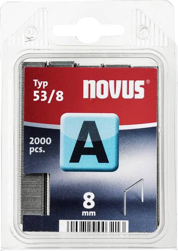 Novus Office 102269801 Feindrahtklammern Typ 53 2000 St. Abmessungen (L x B) 8mm x 11.3mm