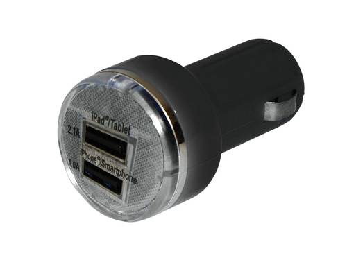 Eufab USB Ladeadapter Belastbarkeit Strom max.=2.1A 12V zu 5 V