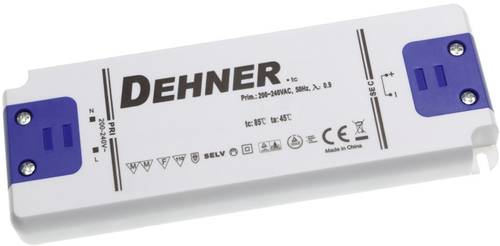 Dehner Elektronik LED 12V 150W-MM LED-Trafo Konstantspannung 132W 0 - 11A 12 V/DC Möbelzulassung 1S