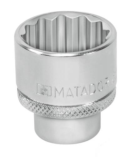 Matador 40751230 Außen-Doppelsechskant Steckschlüsseleinsatz 23mm 1/2  (12.5 mm)