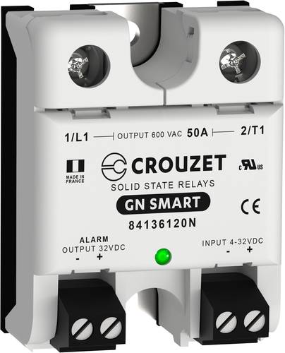 Crouzet Halbleiterrelais 84136120N 50A Schaltspannung (max.): 600 V/AC Nullspannungsschaltend 1St.