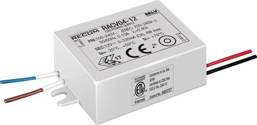 RECOM LED-Treiber 4W 0 - 330mA 12 V/DC 1St.