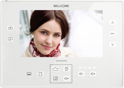 Bellcome Advanced 7  Video-Türsprechanlage Kabelgebunden Inneneinheit 1 Stück Weiß
