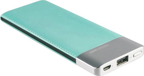 RealPower PB-5500 Powerbank 5500 mAh LiPo Silber