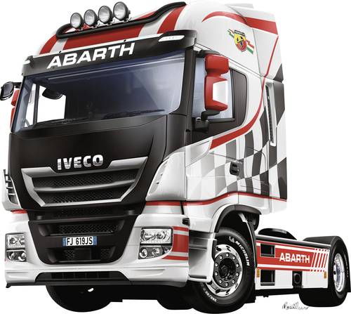 Italeri 3934 Iveco HI-WY E5  Abarth  Truckmodell Bausatz 1:24