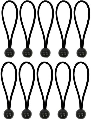 ProPlus 365644 Zeltspanner-Set Zeltspanner-Set 10 Stück - elastisch 15cm mit Kunststoffball 10St.