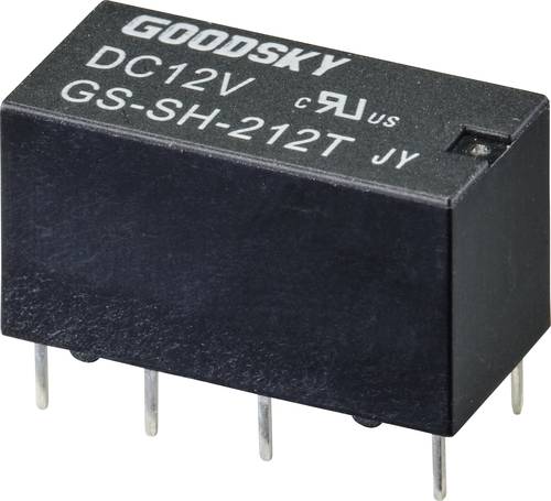 GoodSky GS-SH-212T Printrelais 12 V/DC 2A 2 Wechsler Tube